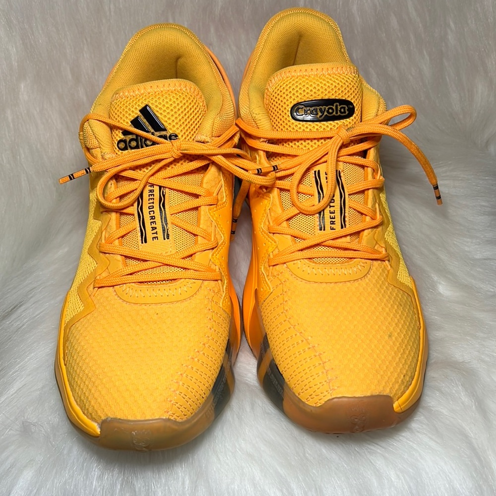 ADIDAS D.O.N. Men’s Issue #2 Crayola Banana Mania Sneakers - Size 6.5